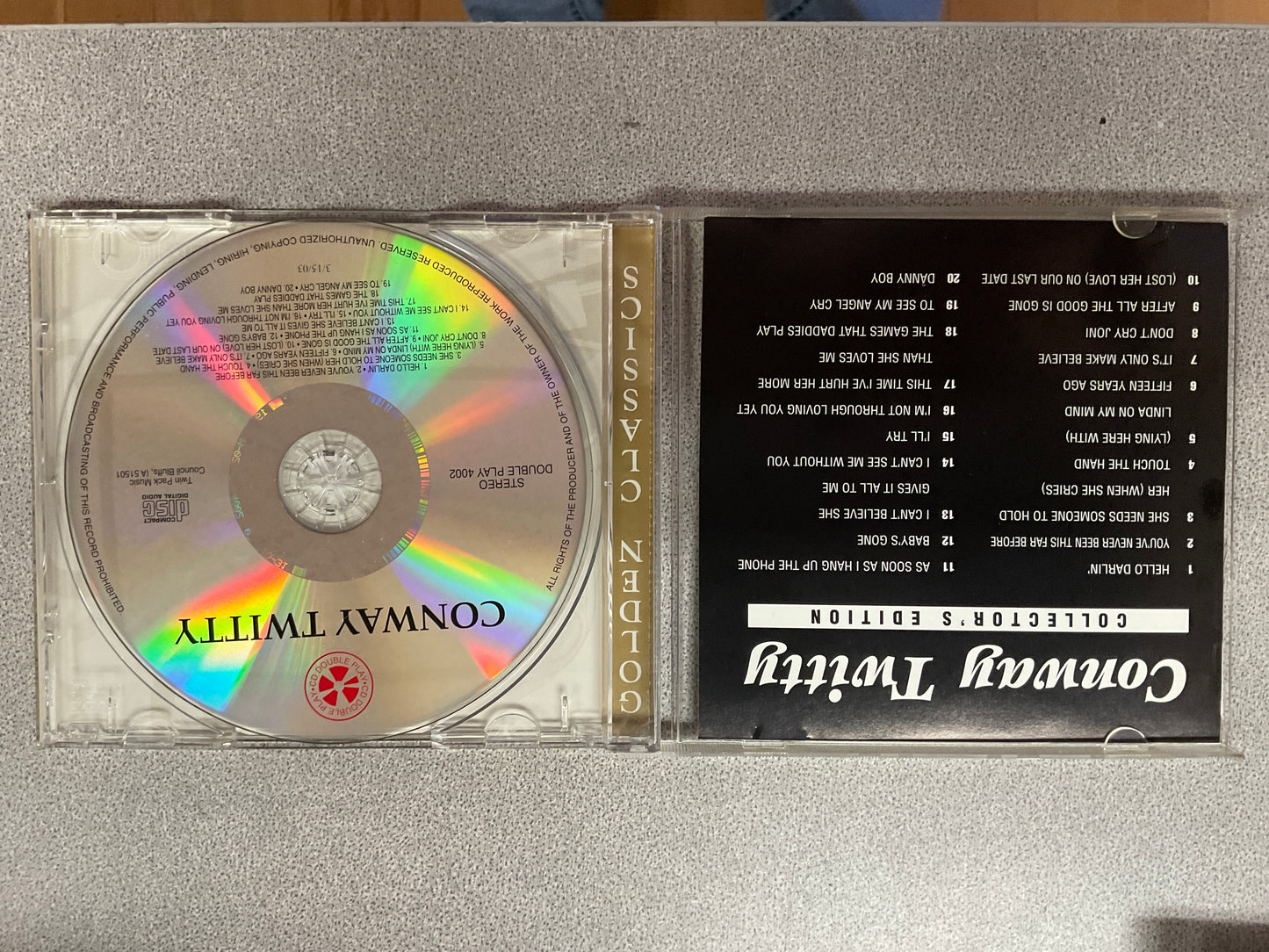 CD Conway Twitty Golden Classics