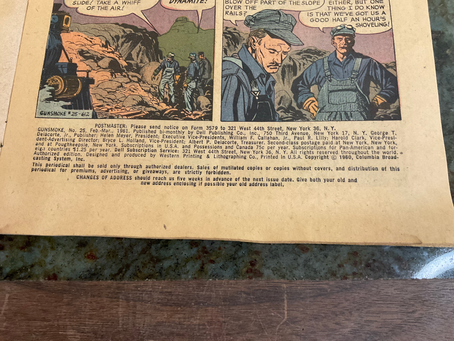 Comic Book Gunsmoke Feb-March 1961