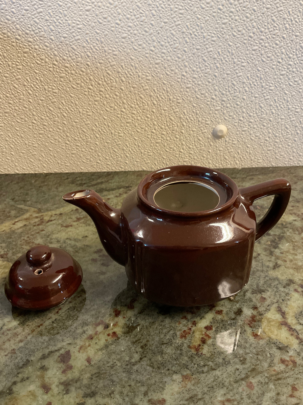 Vintage Mini Brown Tea Pot
