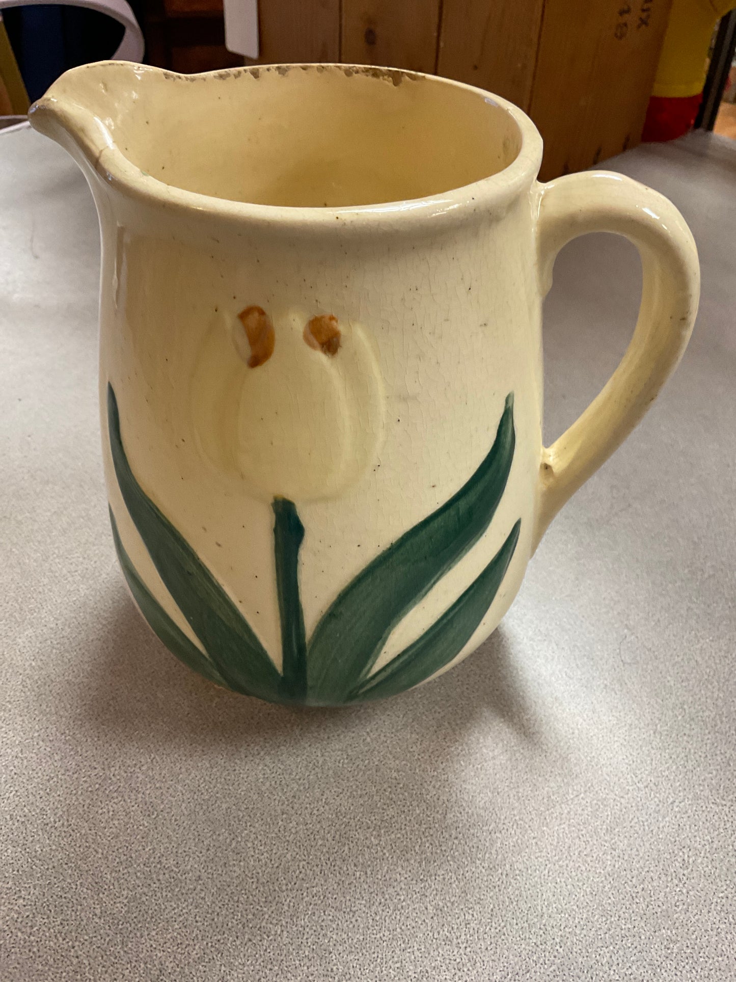 1890’s  rush McKoy  “ Tulip Jug”