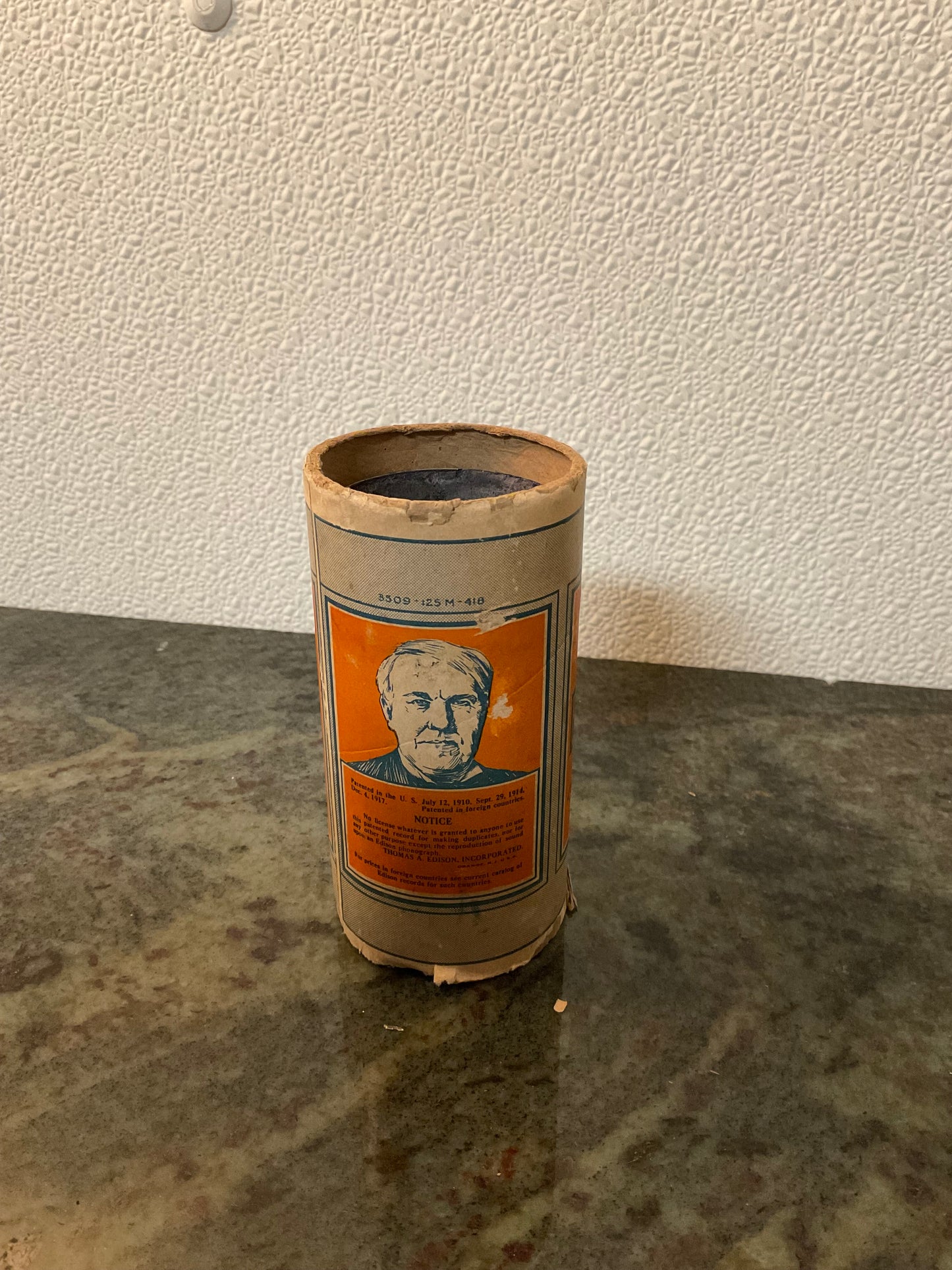 Edison Phonograph Cylinder