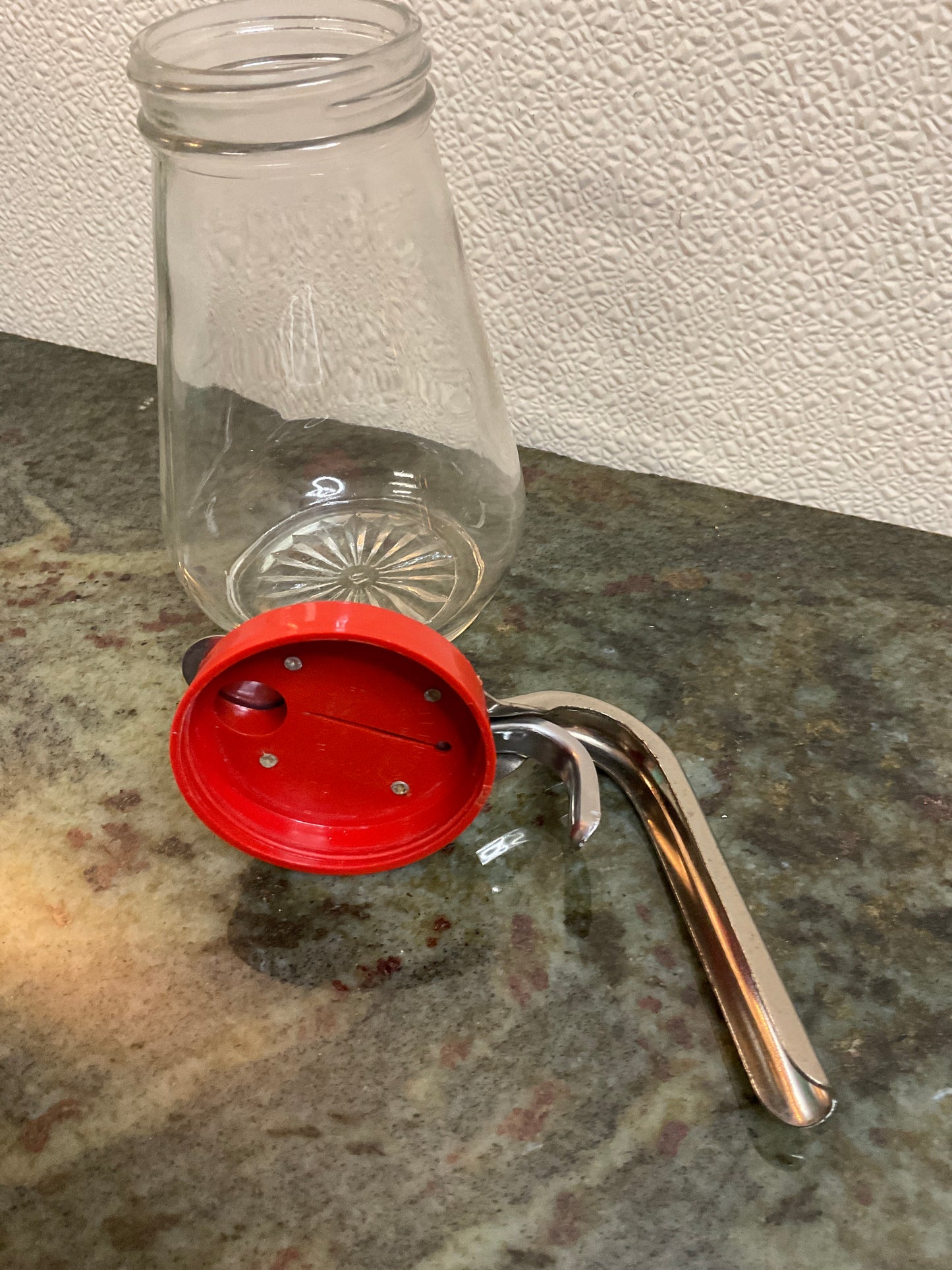 Glass Syrup Pitcher