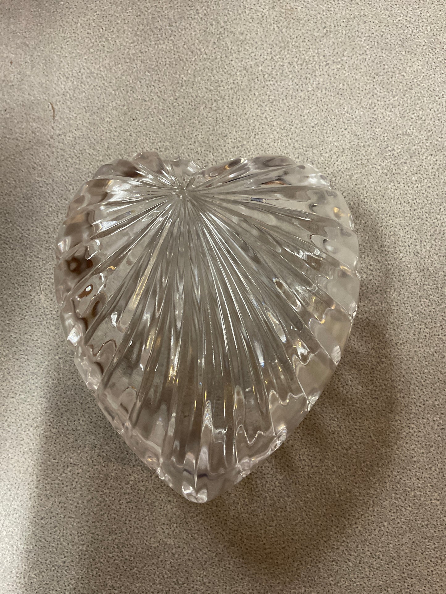 Vintage Heart Shaped Trinket Box