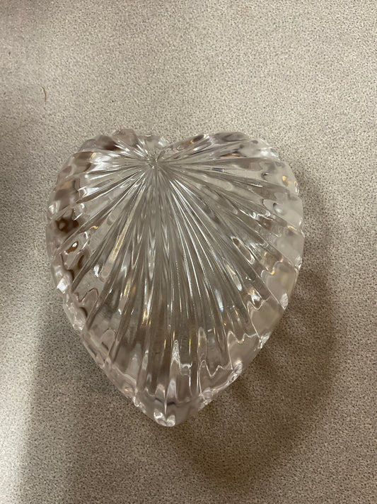 Vintage Heart Shaped Trinket Box