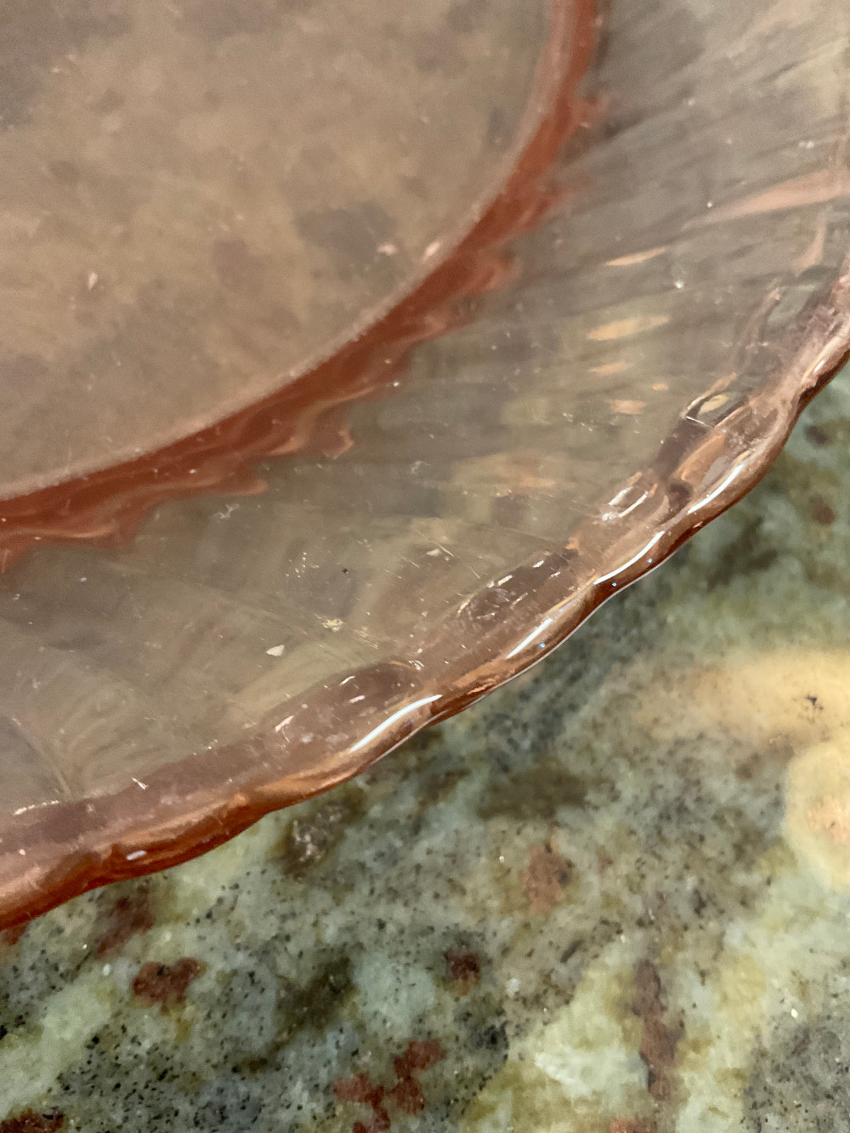 Pink Depression Plates