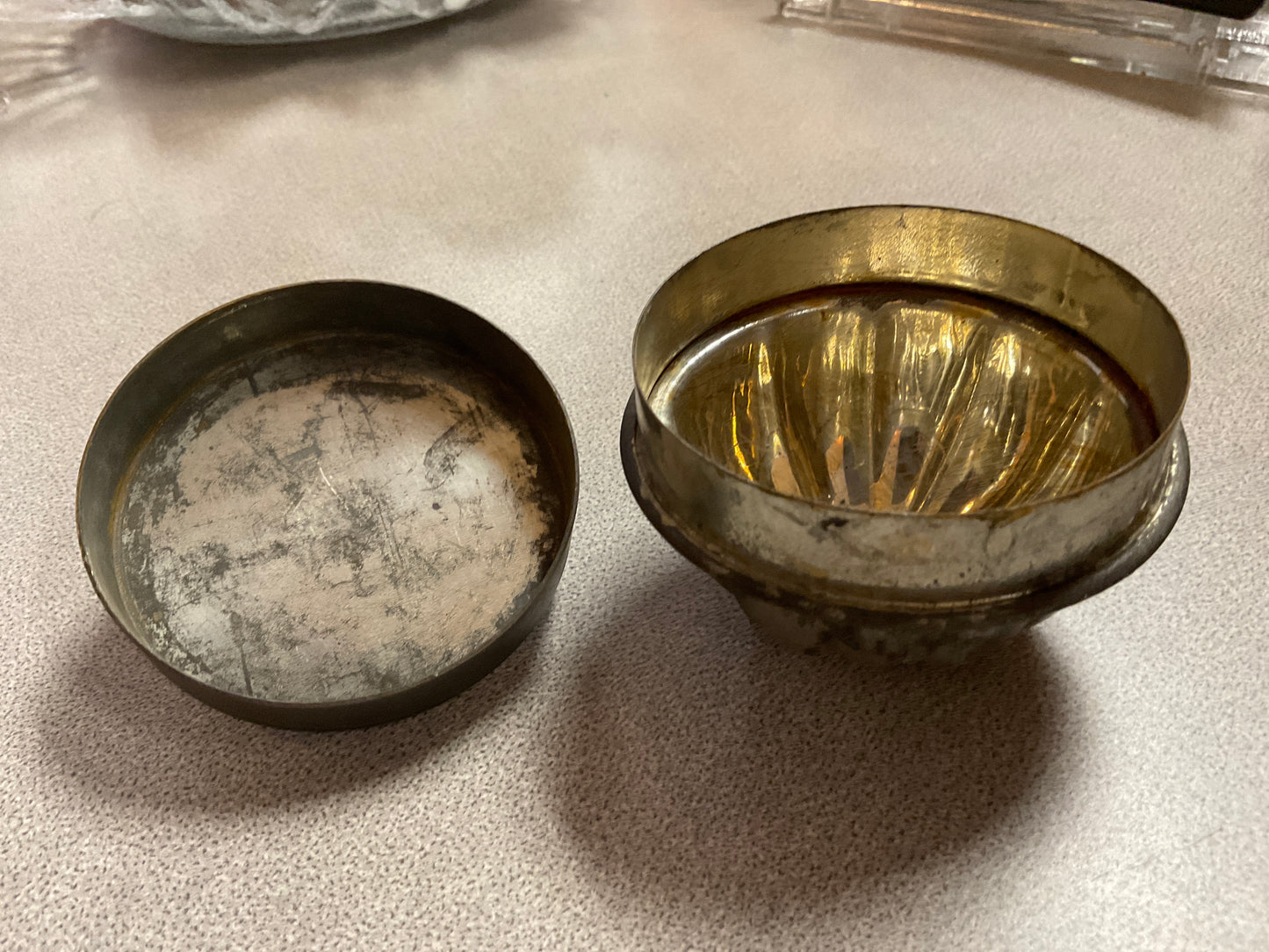 Vintage Tin Fluted Jello Mold
