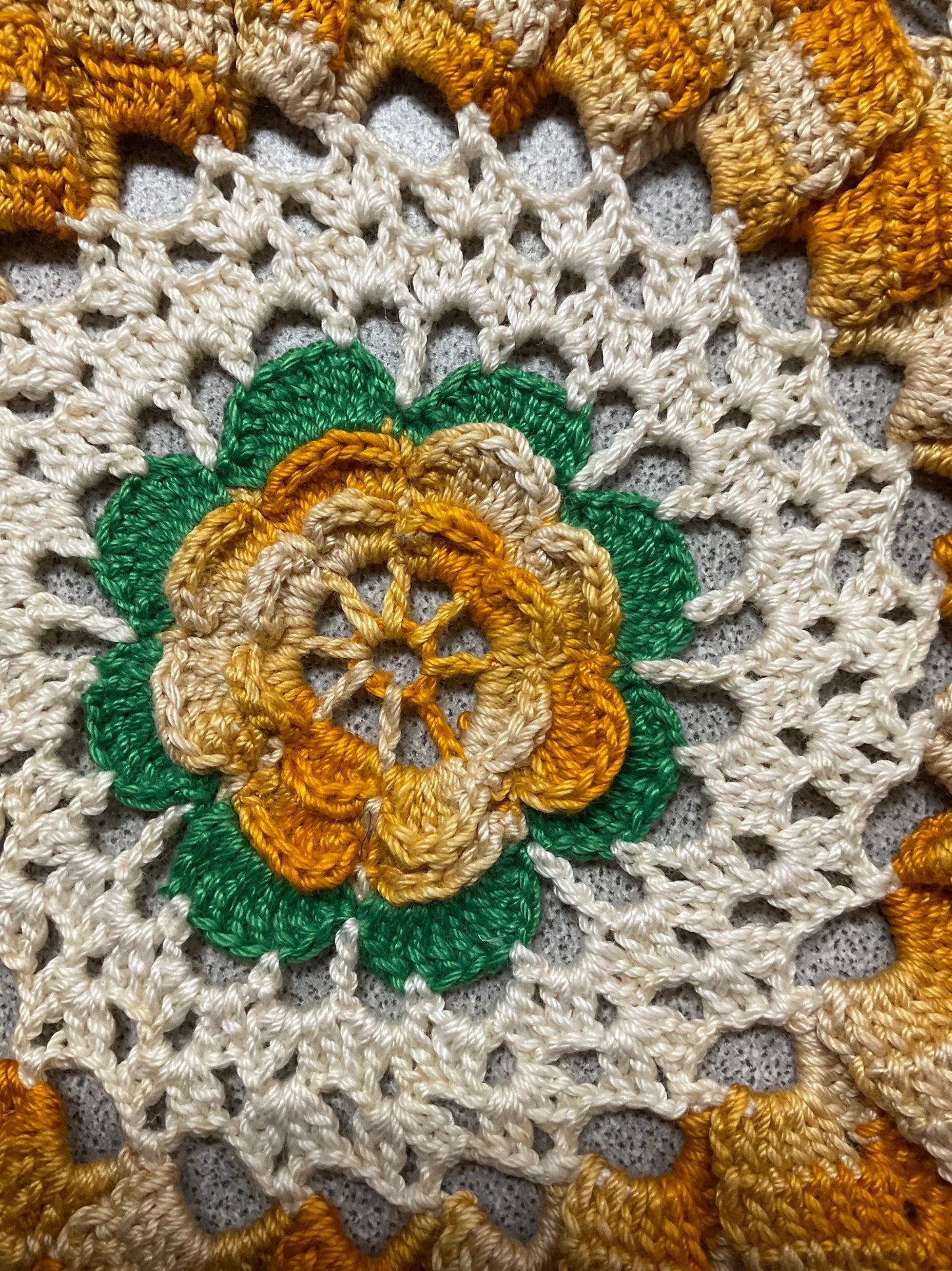 Vintage Crochet Doily/ Trivet
