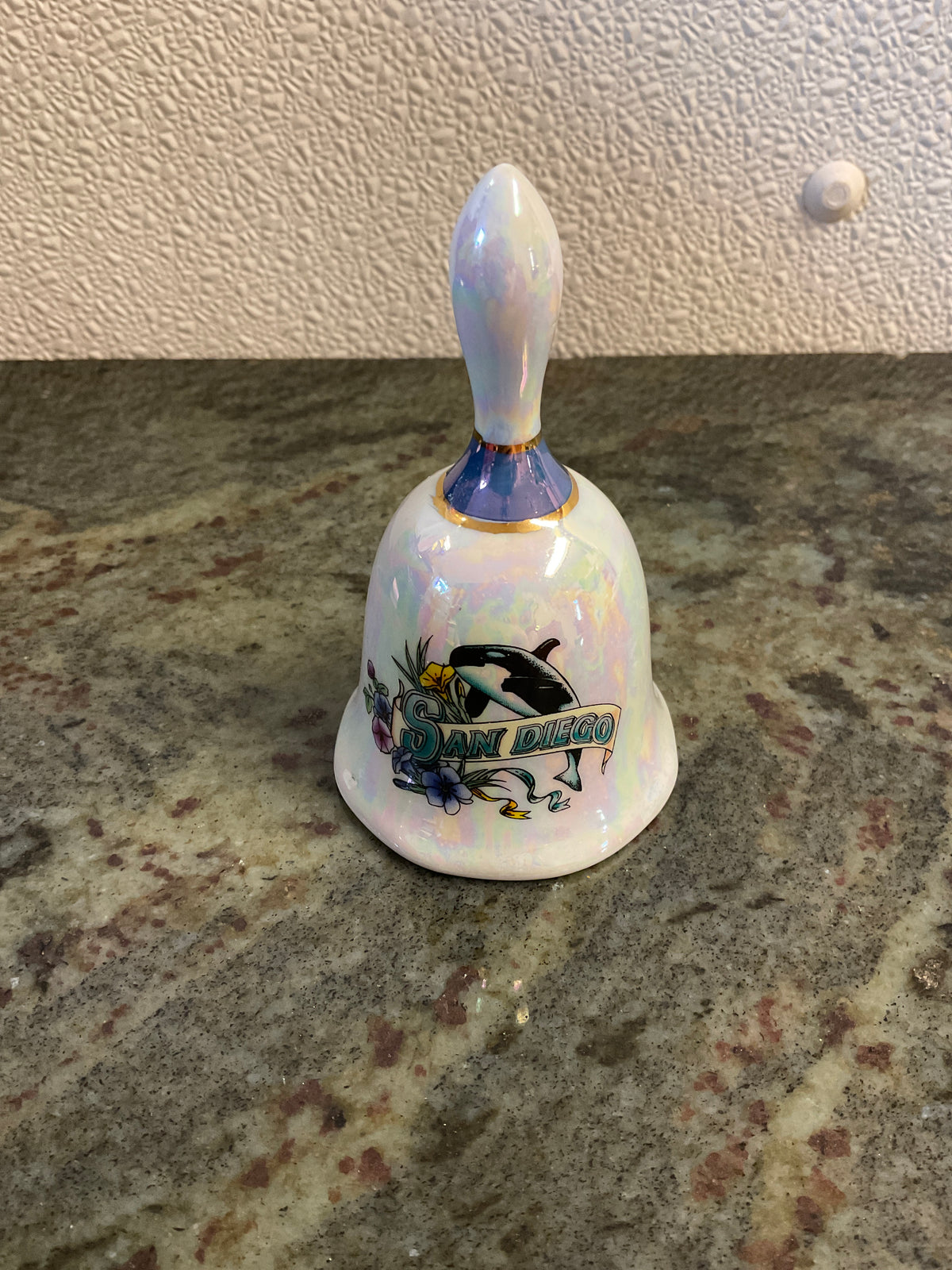 Ceramic KMC San Diego Whale Bell