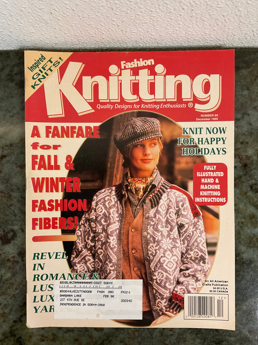 Fashion Knitting Number 80 December 1995