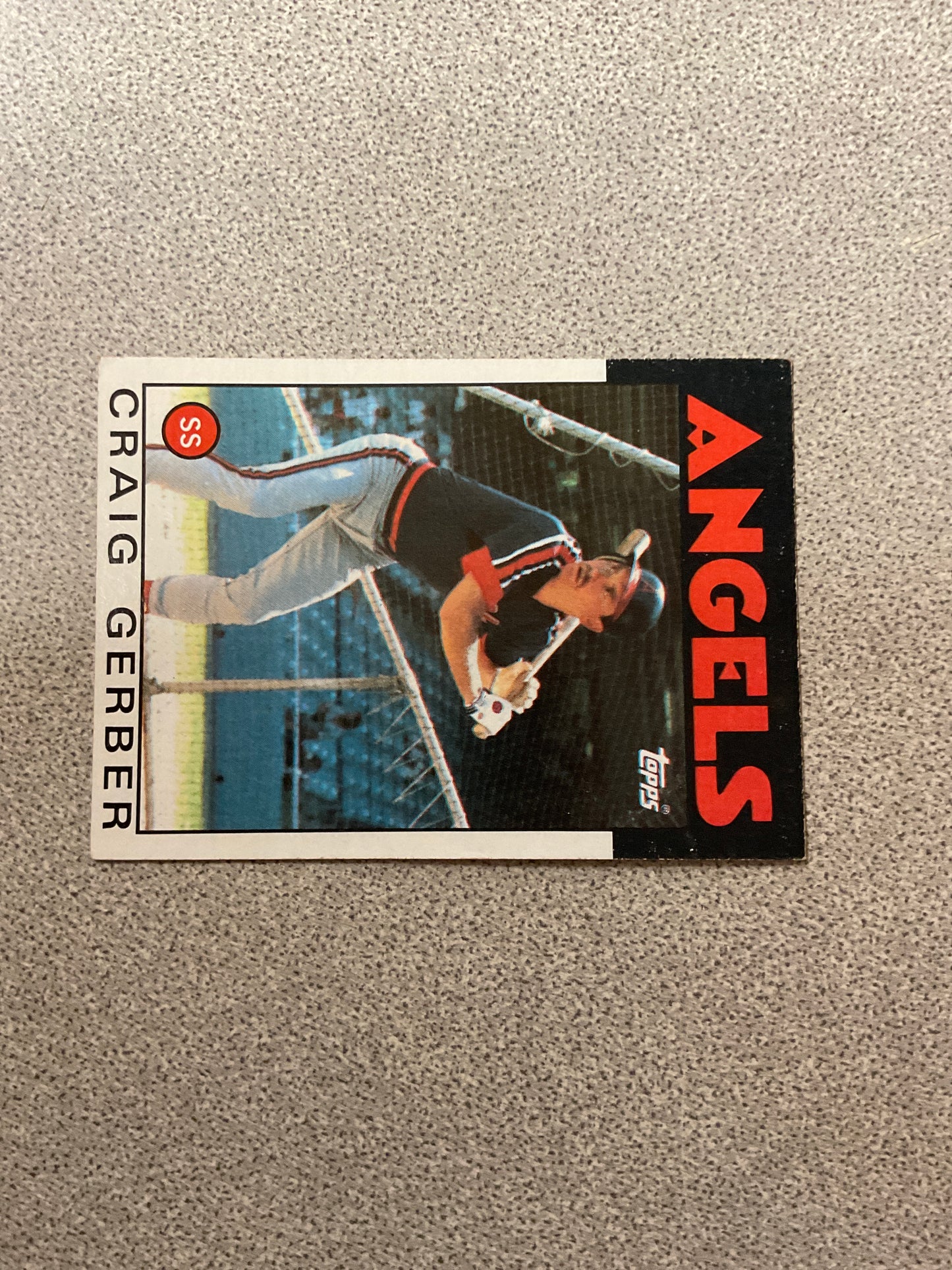 Baseball Card Craig Gerber