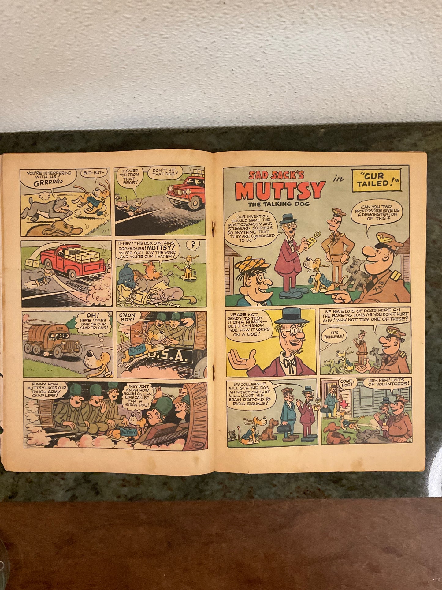 Comic Book Sad Sacks Muttsy The Talking Dog April #115