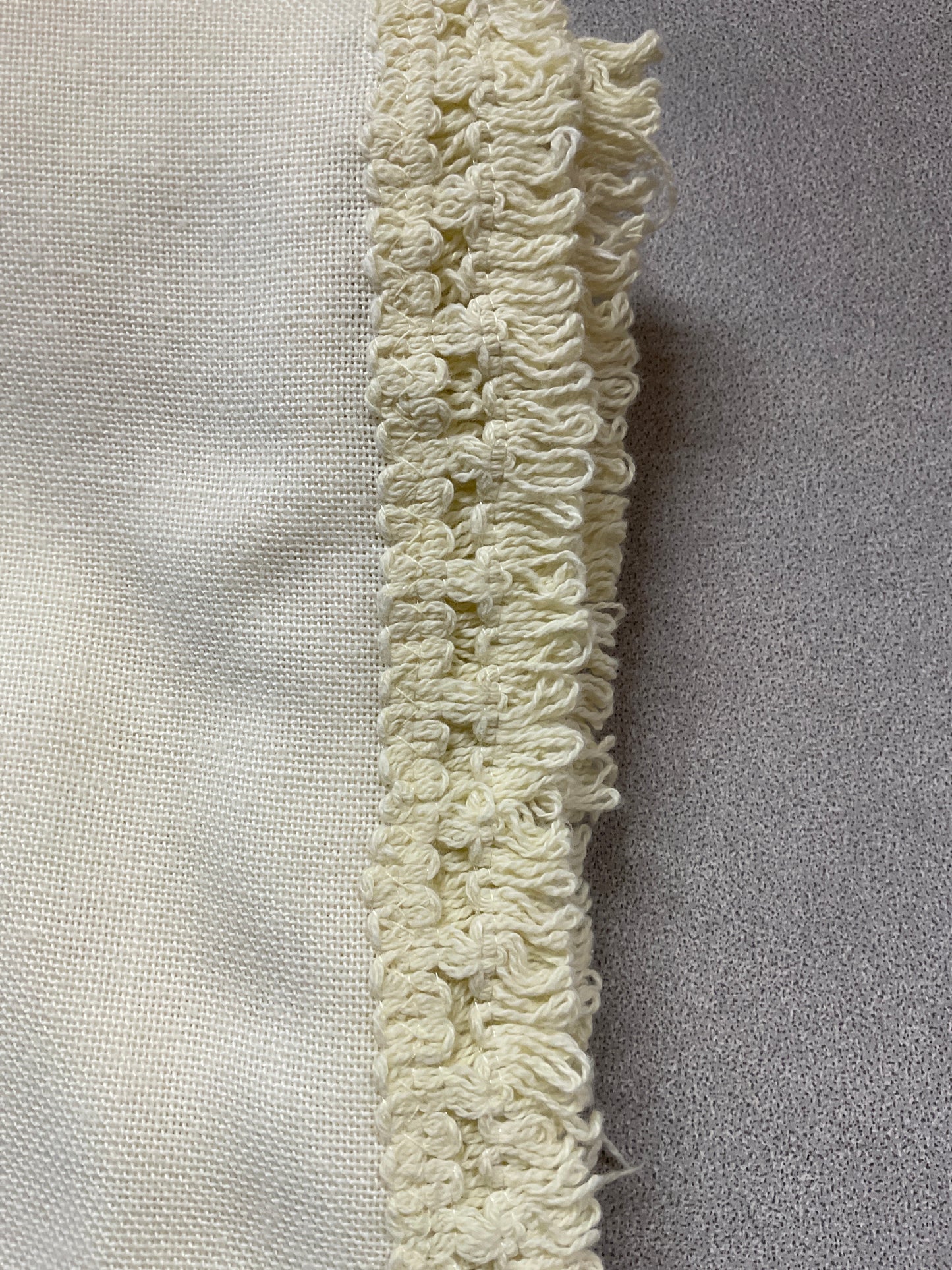 Fringed Oval Tablecloth 56” X 102”