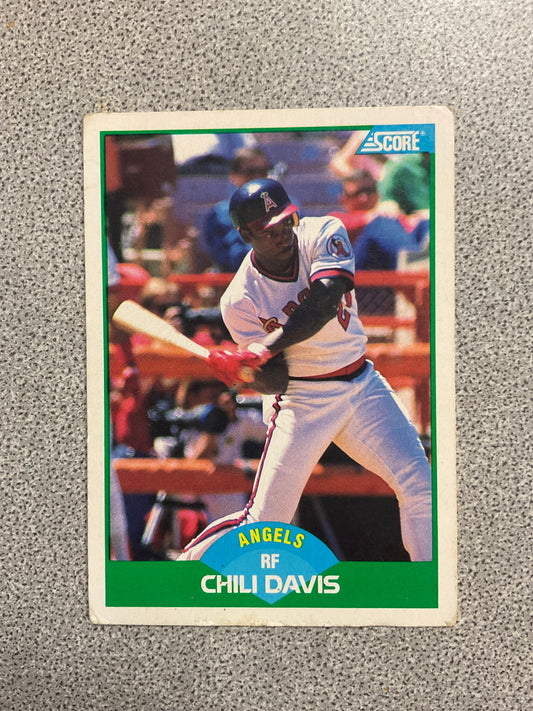 Baseball Card Chili Davis
