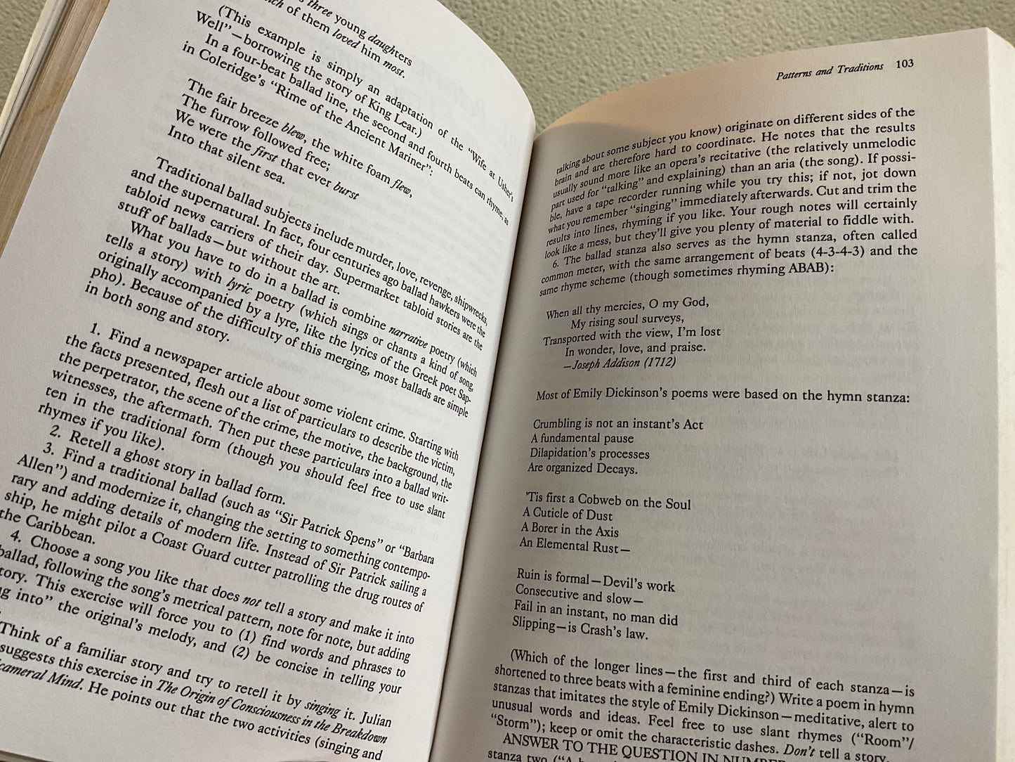Book Creating Poetry