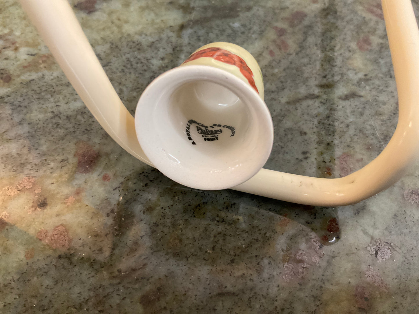 Ventase Porcelain Berry Thimble by Palissy
