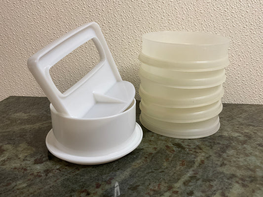 Tupperware Hamb Press