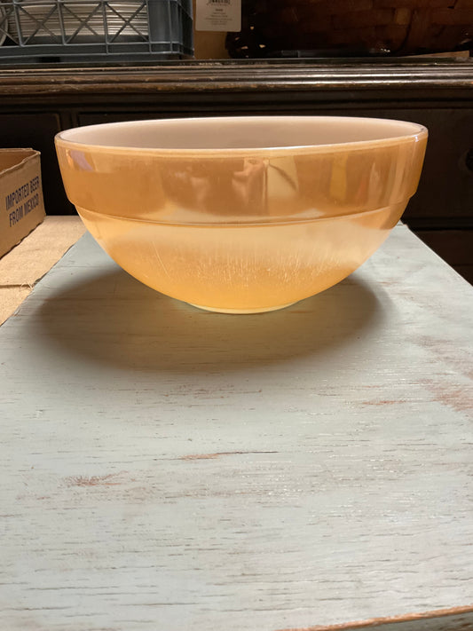 Fire King Bowl Peach Luster