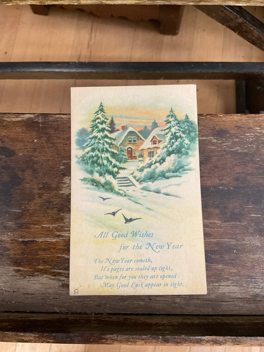 Antique Post Card - New Year