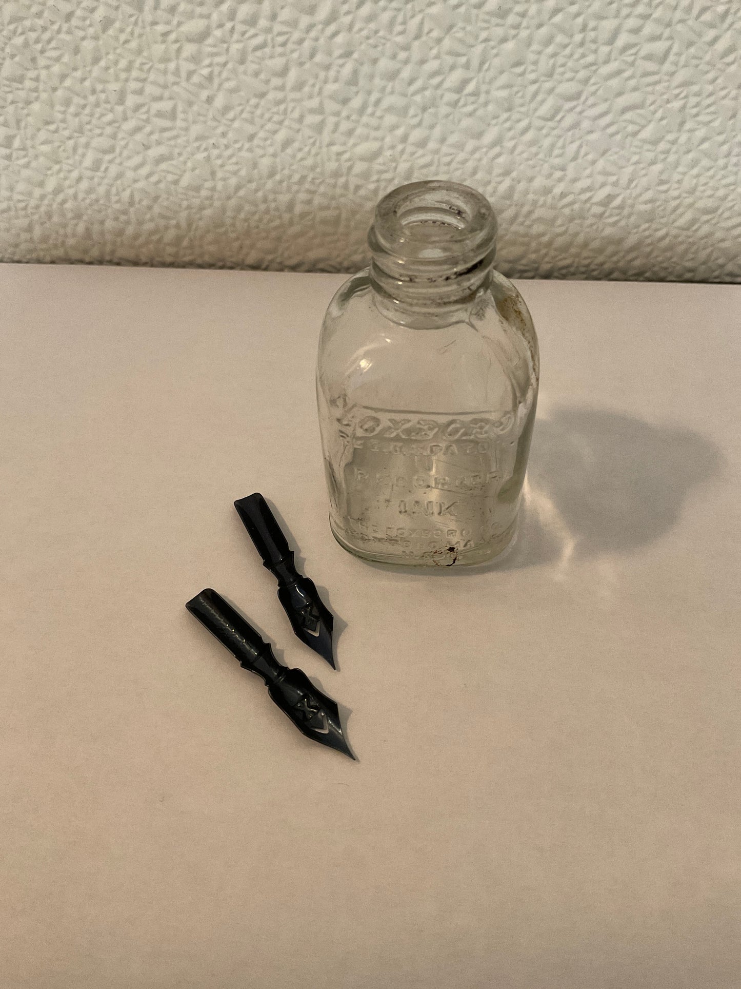 Vintage Ink Bottle with pen tips