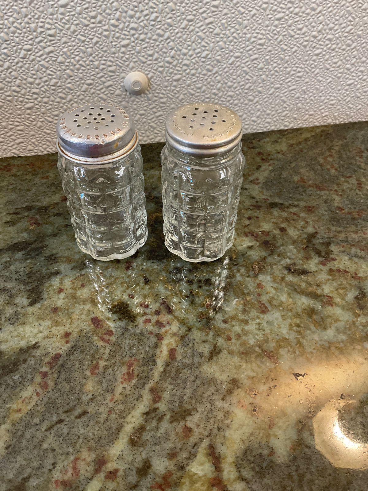 Anchor Hocking Vintage Salt and Pepper Shakers