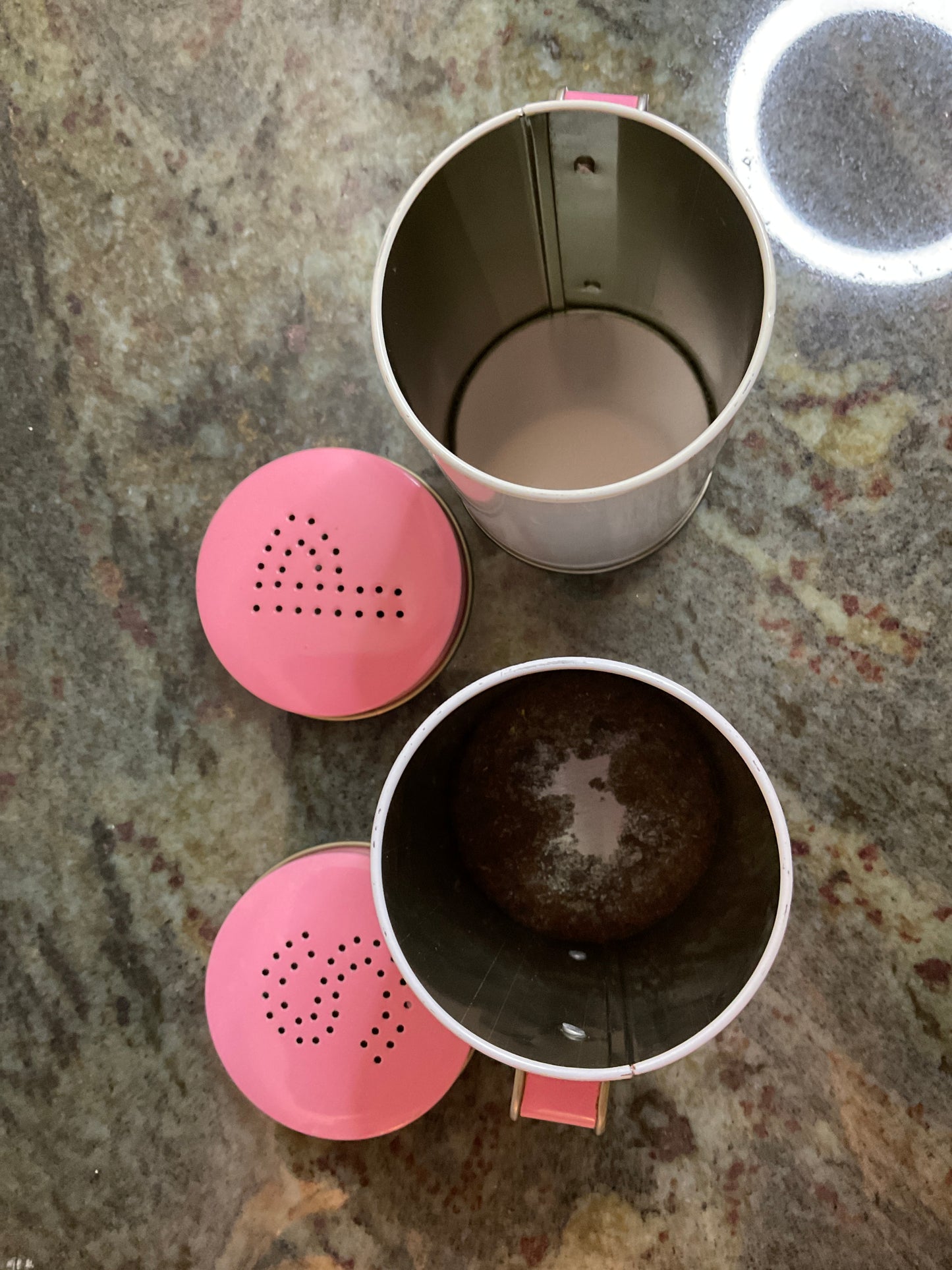 Vintage S/P Tin Shakers