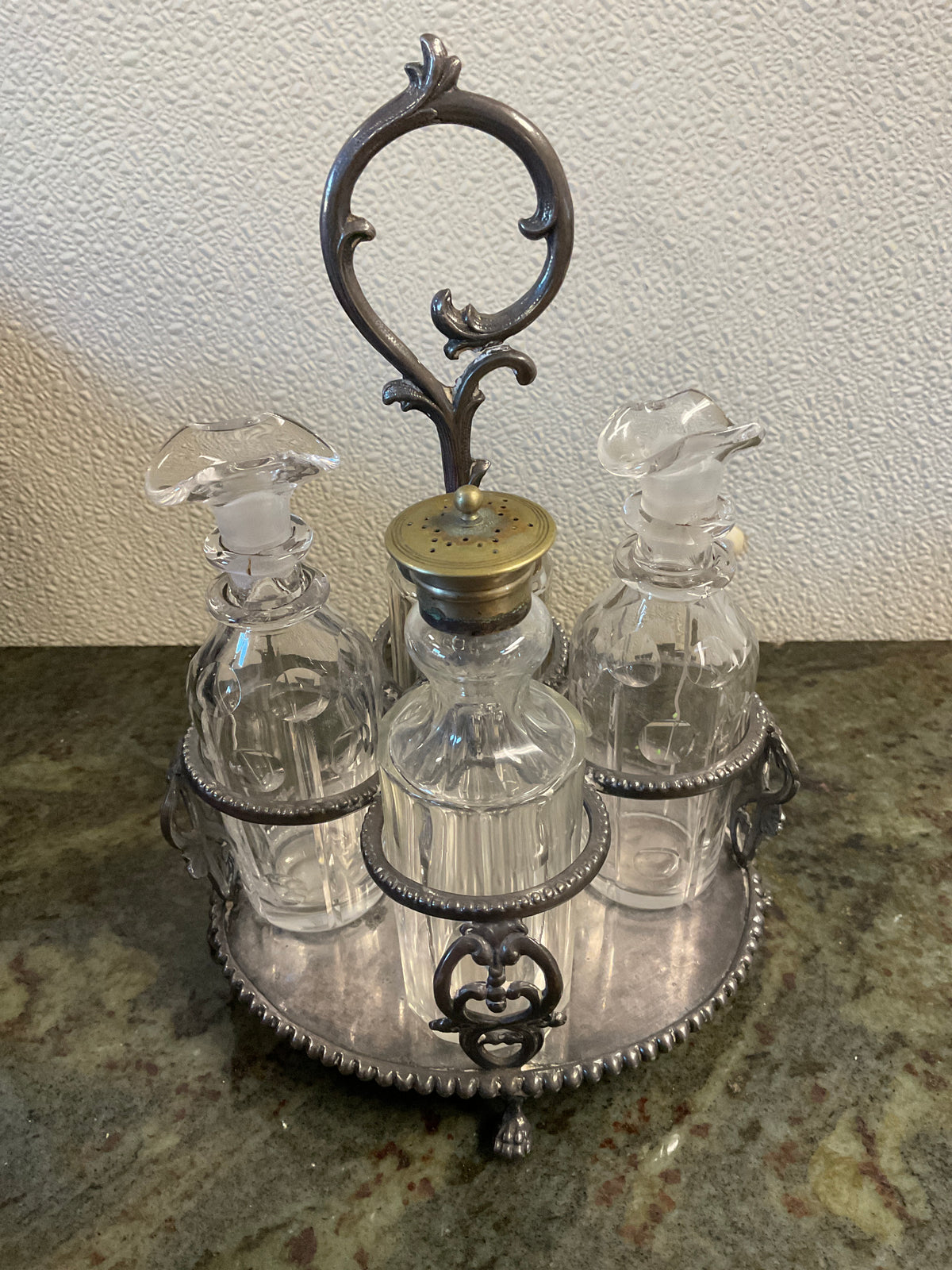 Silver Plated Cruet Set