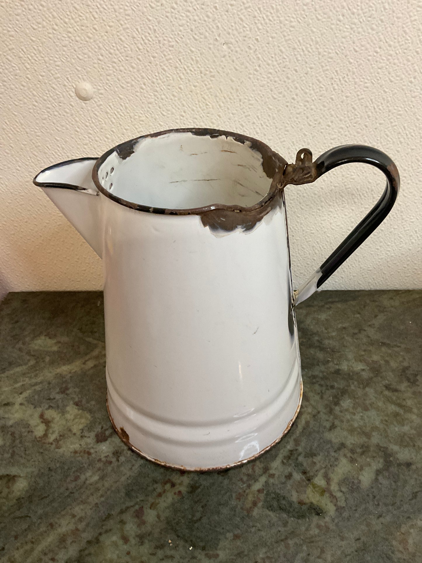 Vintage Enamelware Coffee Pot