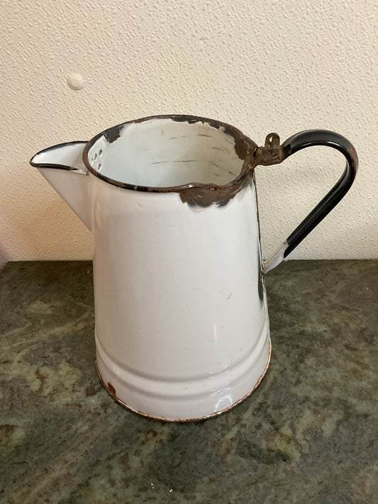 Vintage Enamelware Coffee Pot