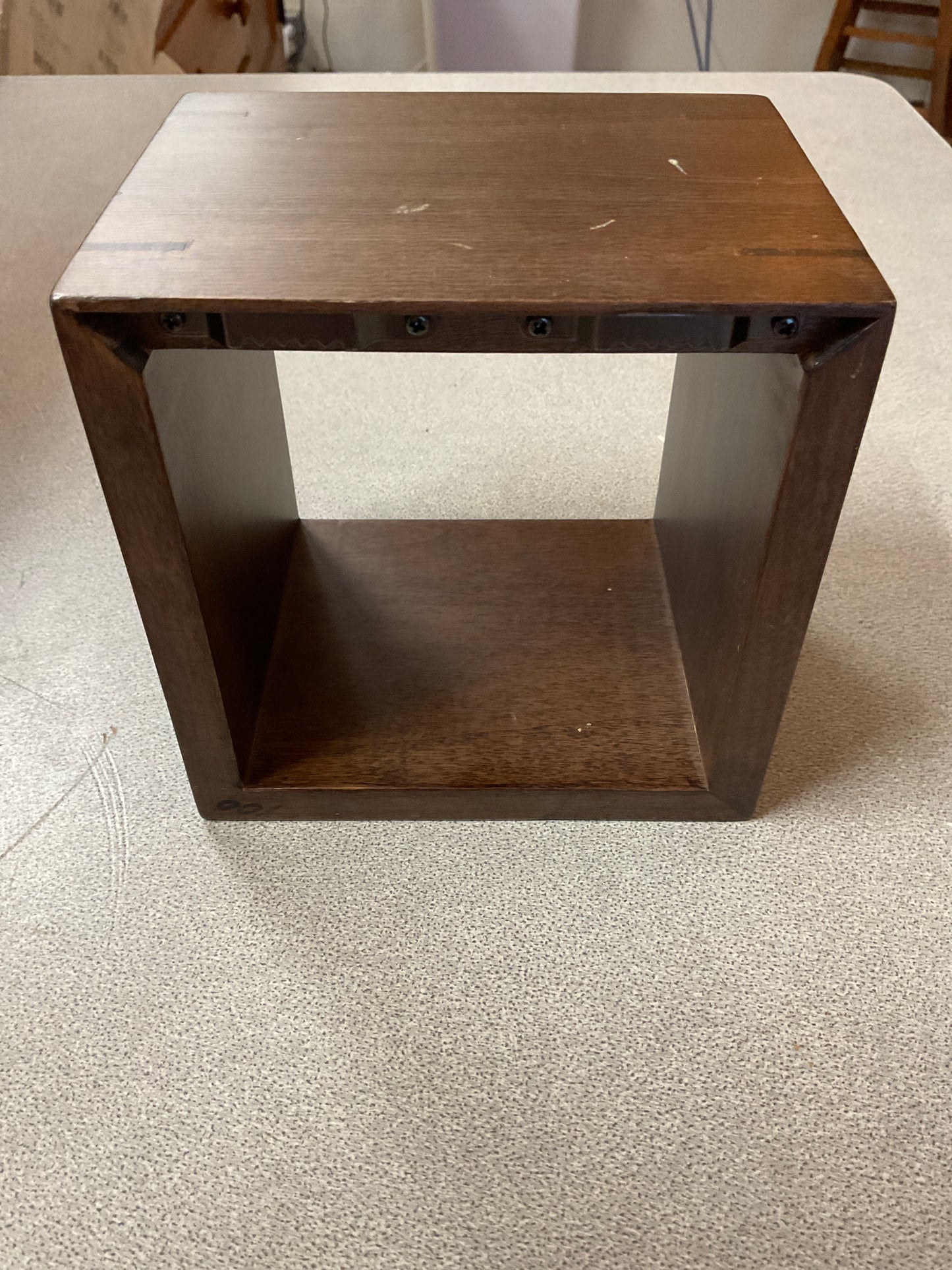 Wooden Cube Square Wall Shelf