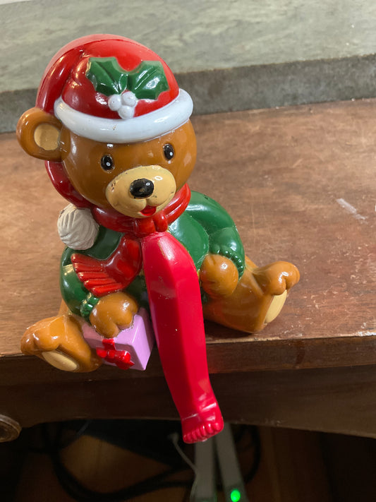 Vintage Bear Stocking Holder
