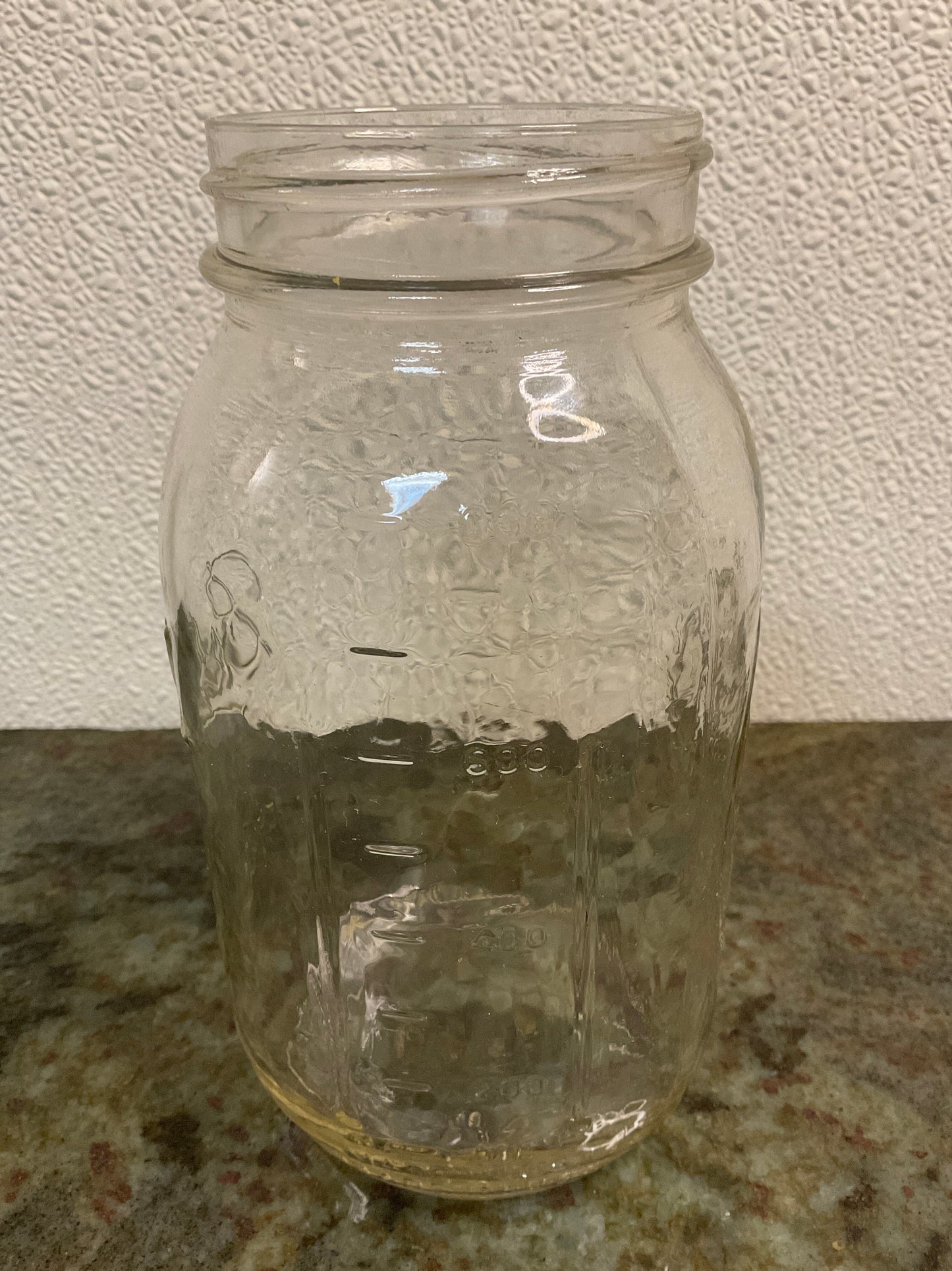 Ball Mason Jar in clear glass