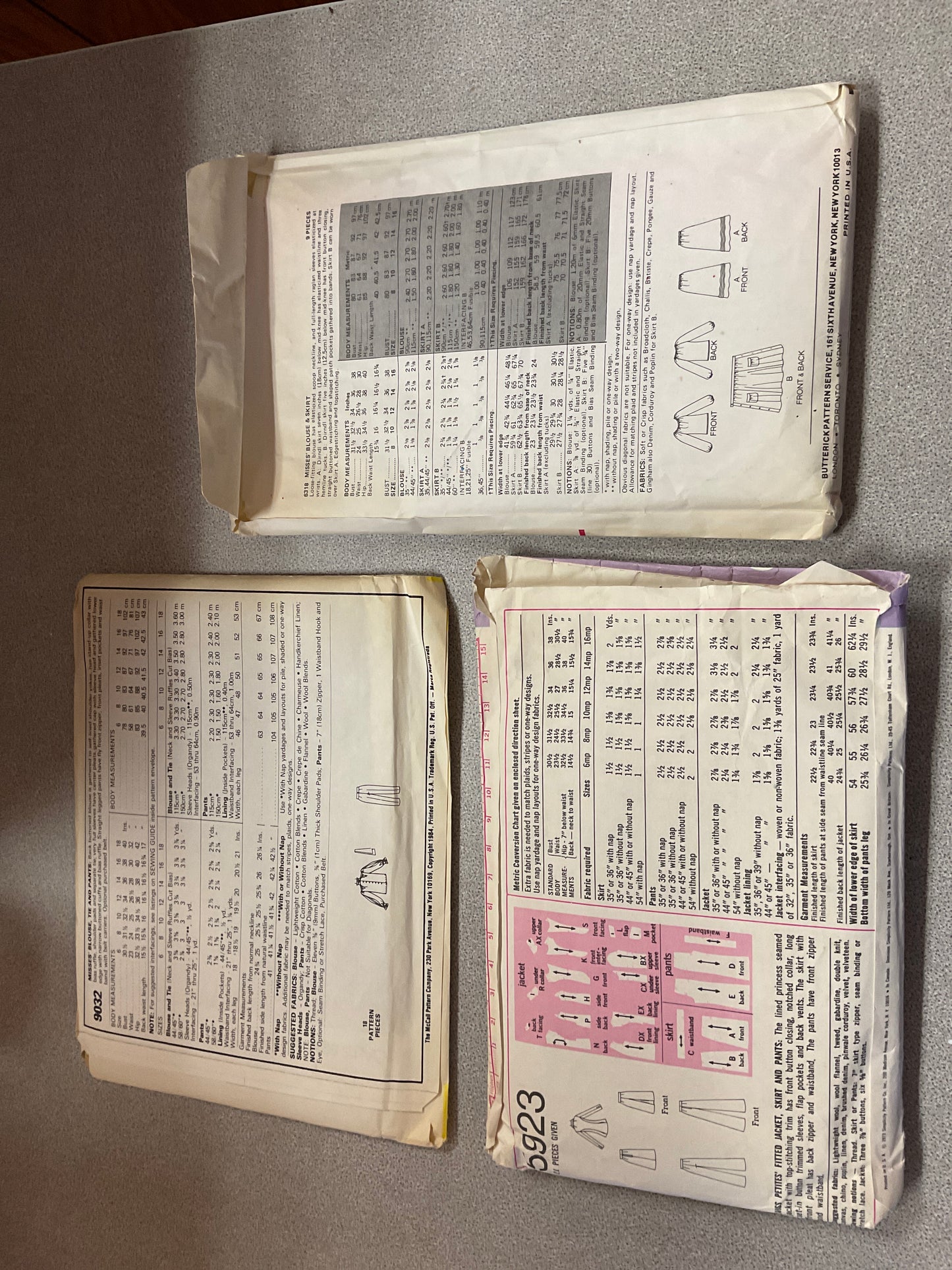 Bundle of 3 Sewing Patterns