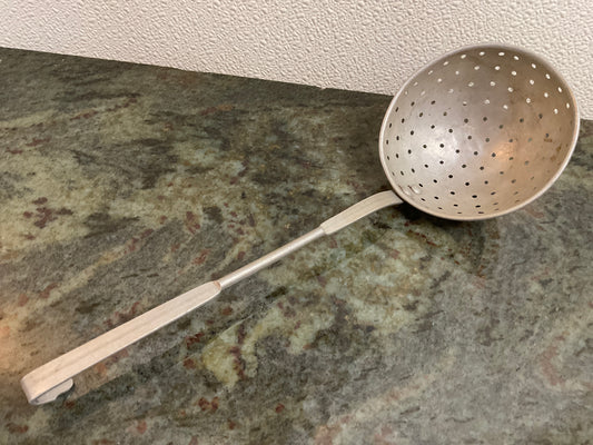 Vtg Aluminum Strainer/Skimmer Dipper
