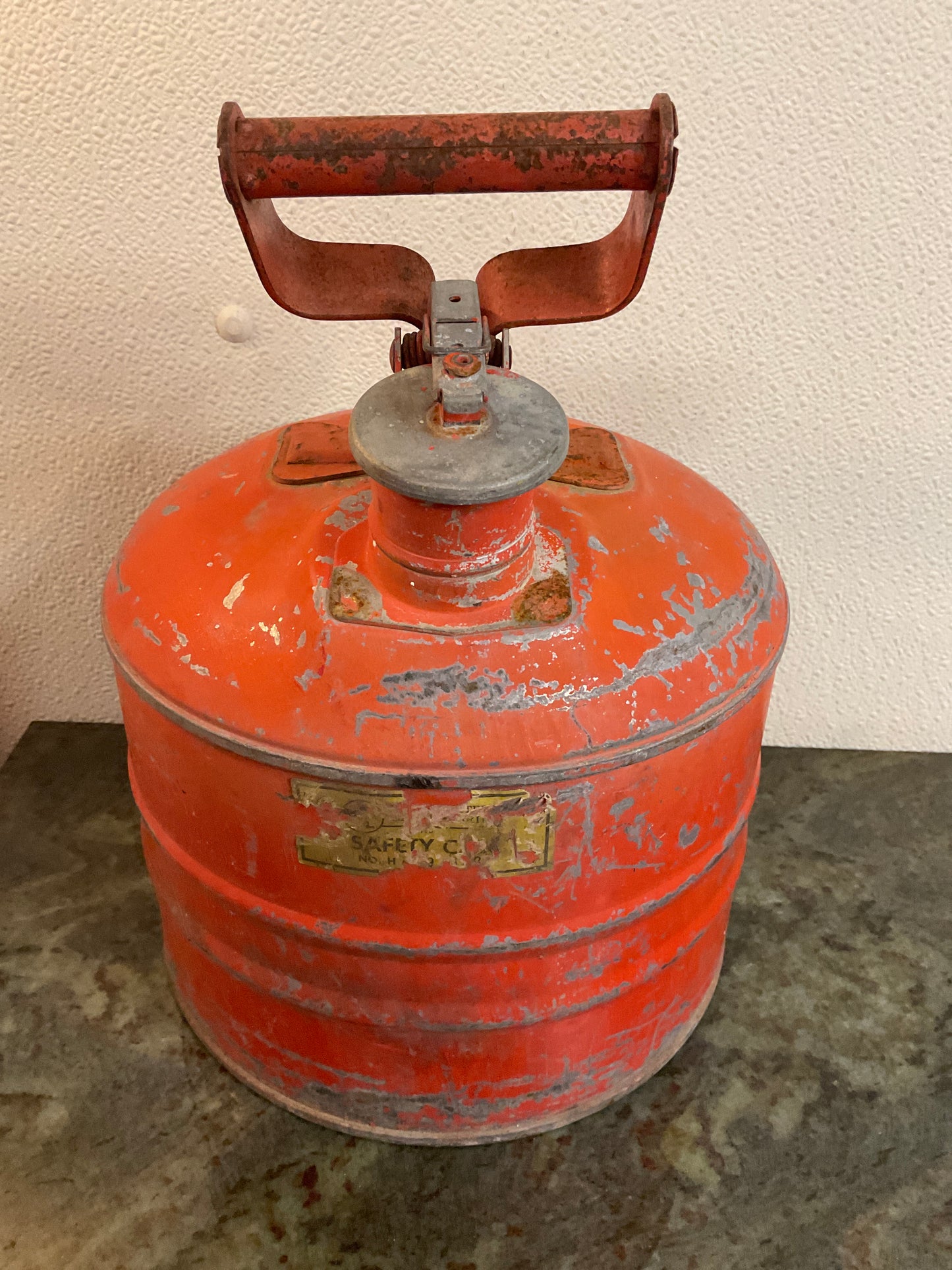 Vintage Justrite Safety Gas Can