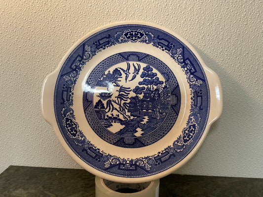 Willow Ware Round Platter by Royal China