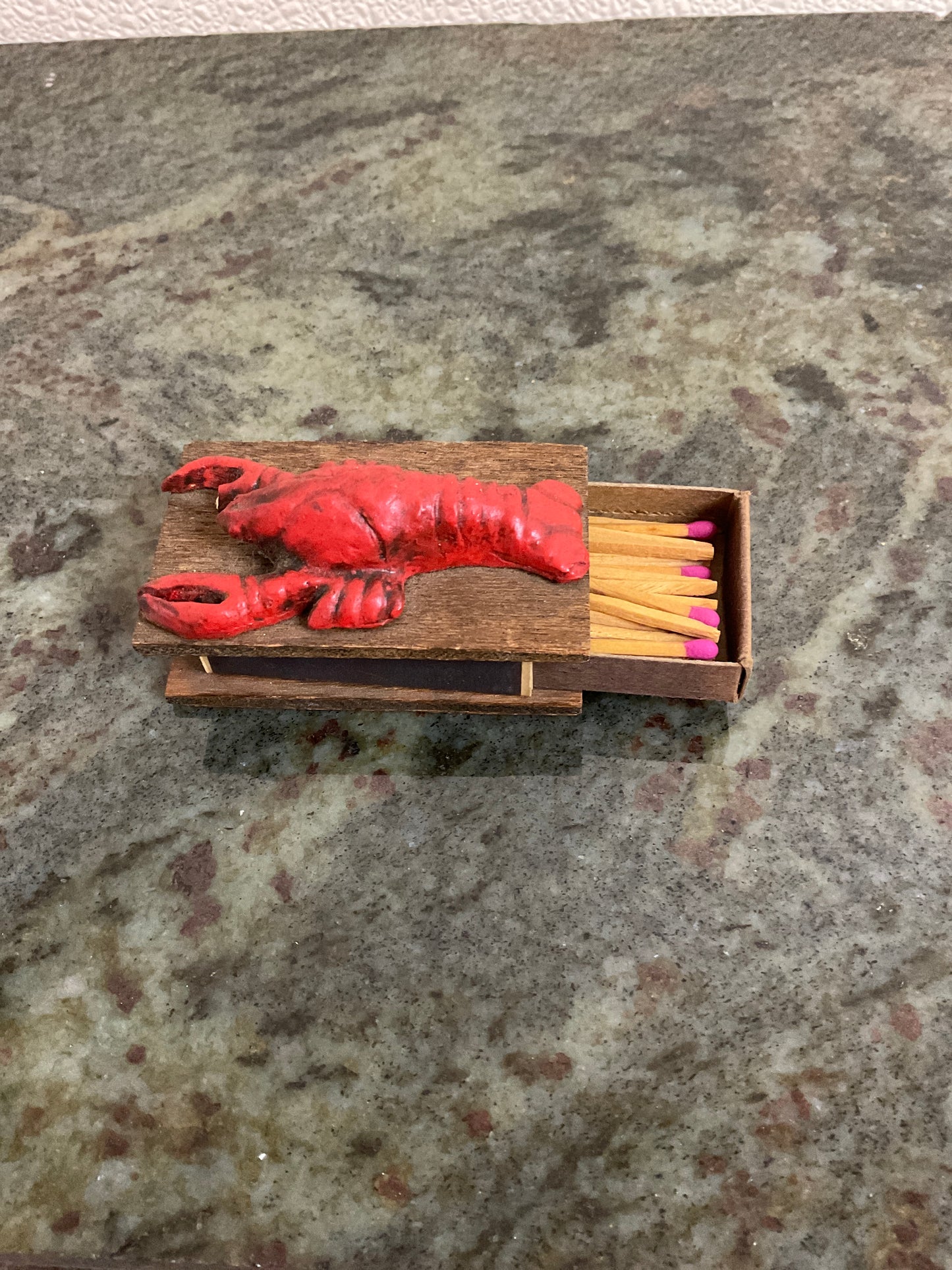 Lobster Match Box