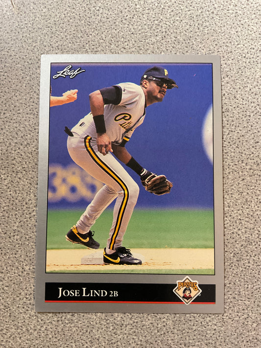 Baseball Card Jose Lind