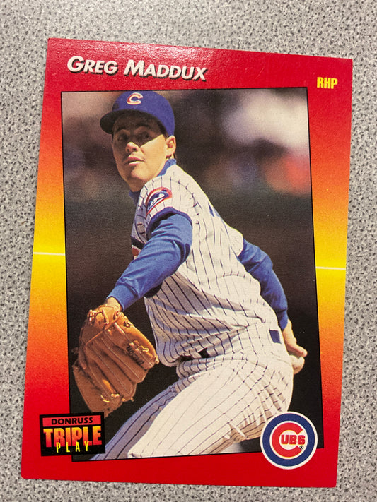 Baseball Card Greg Maddux