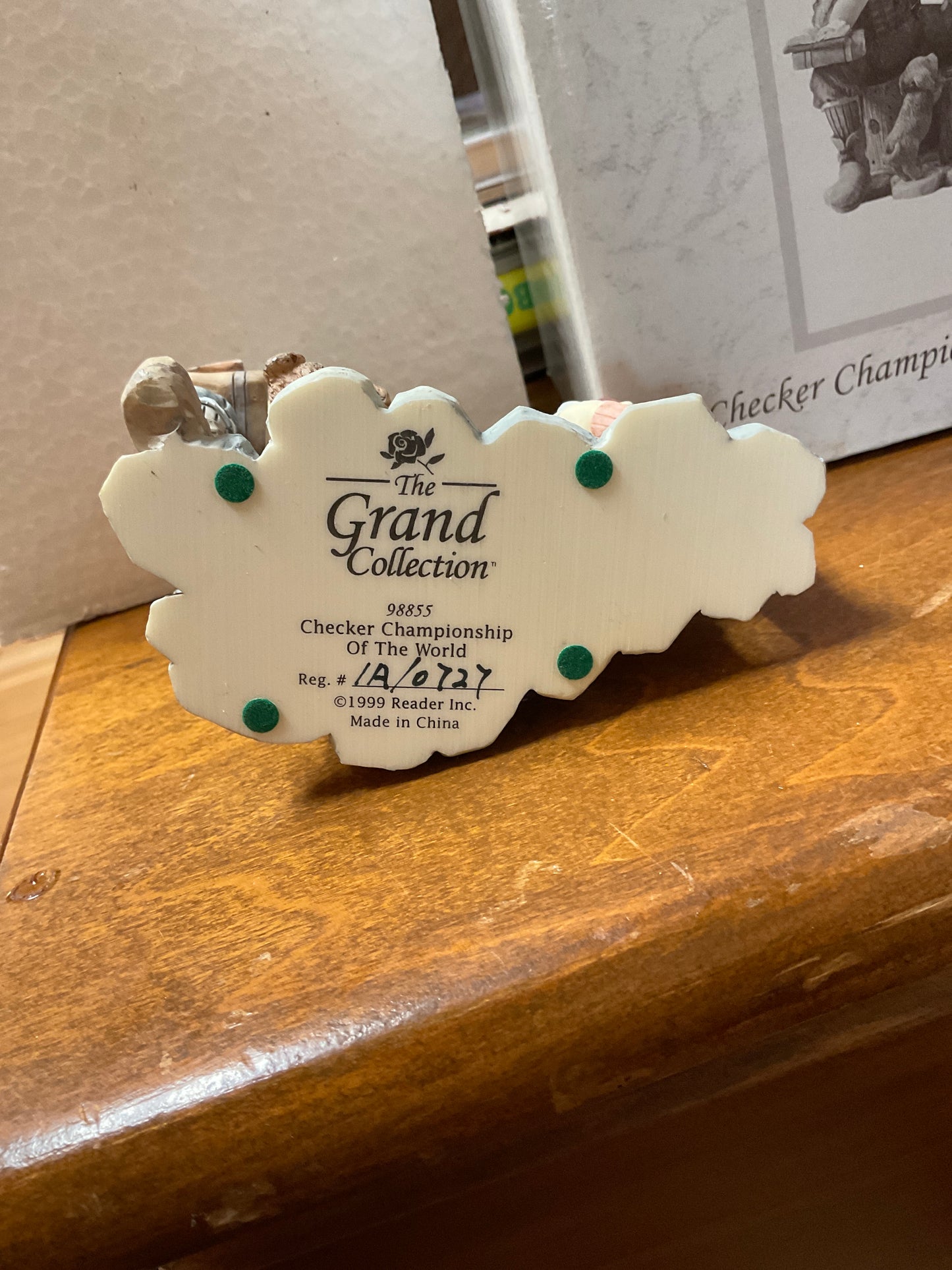The Grand Collection “A Treasure Of Memories” Checker Championship Of The World