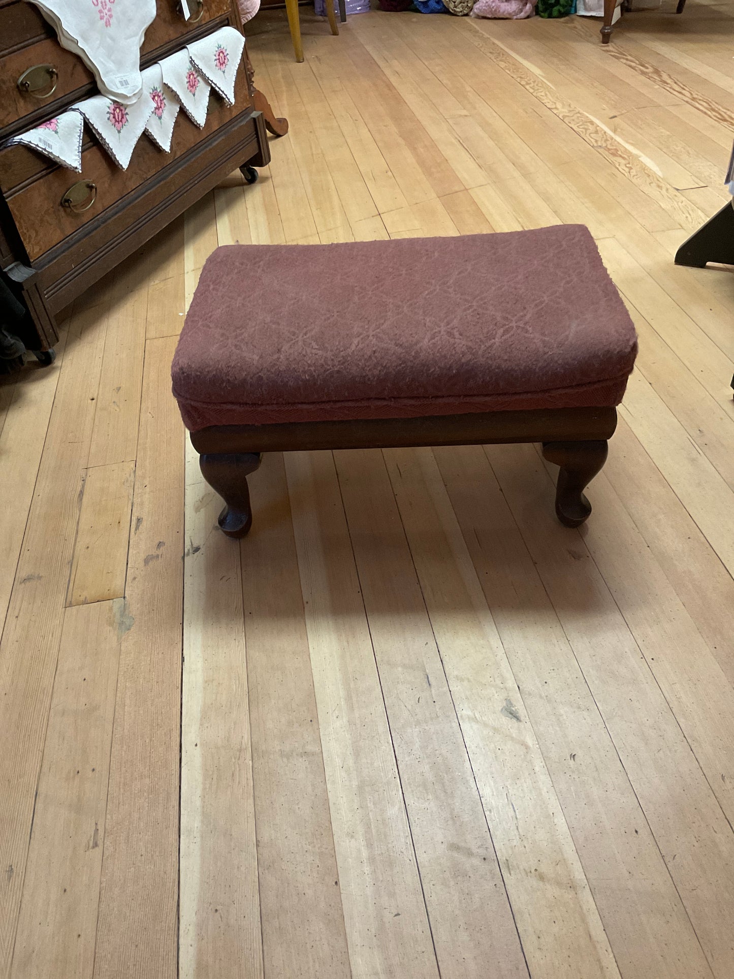 Vintage Ottoman With Storage