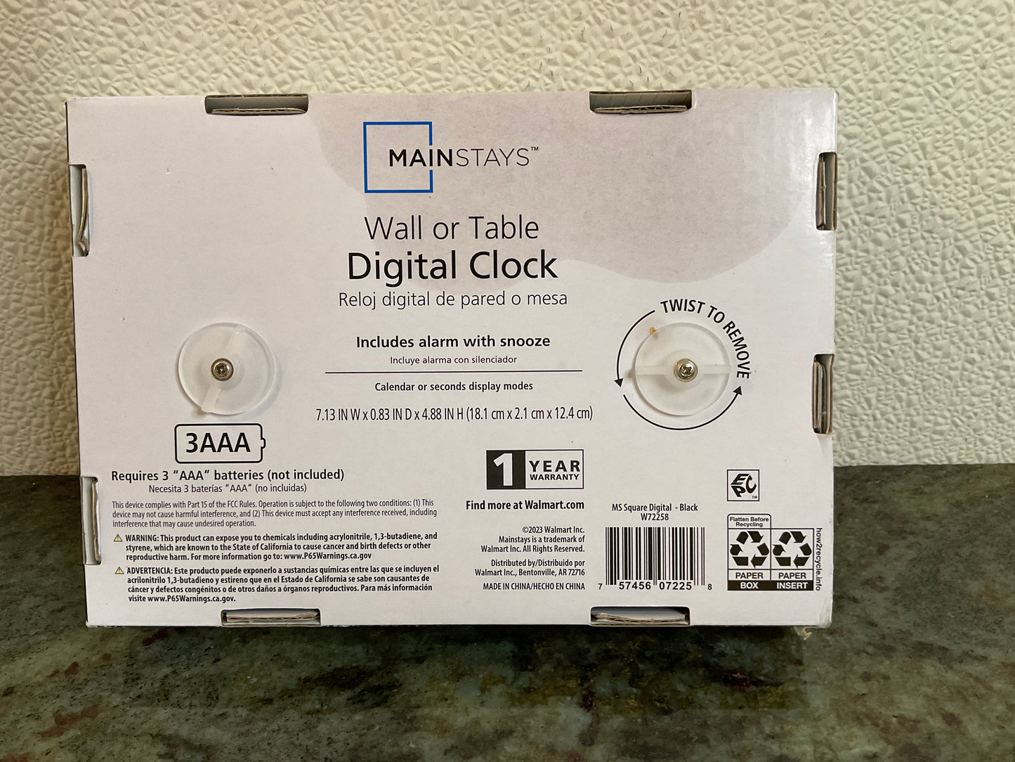 Wall or Table Digital Clock