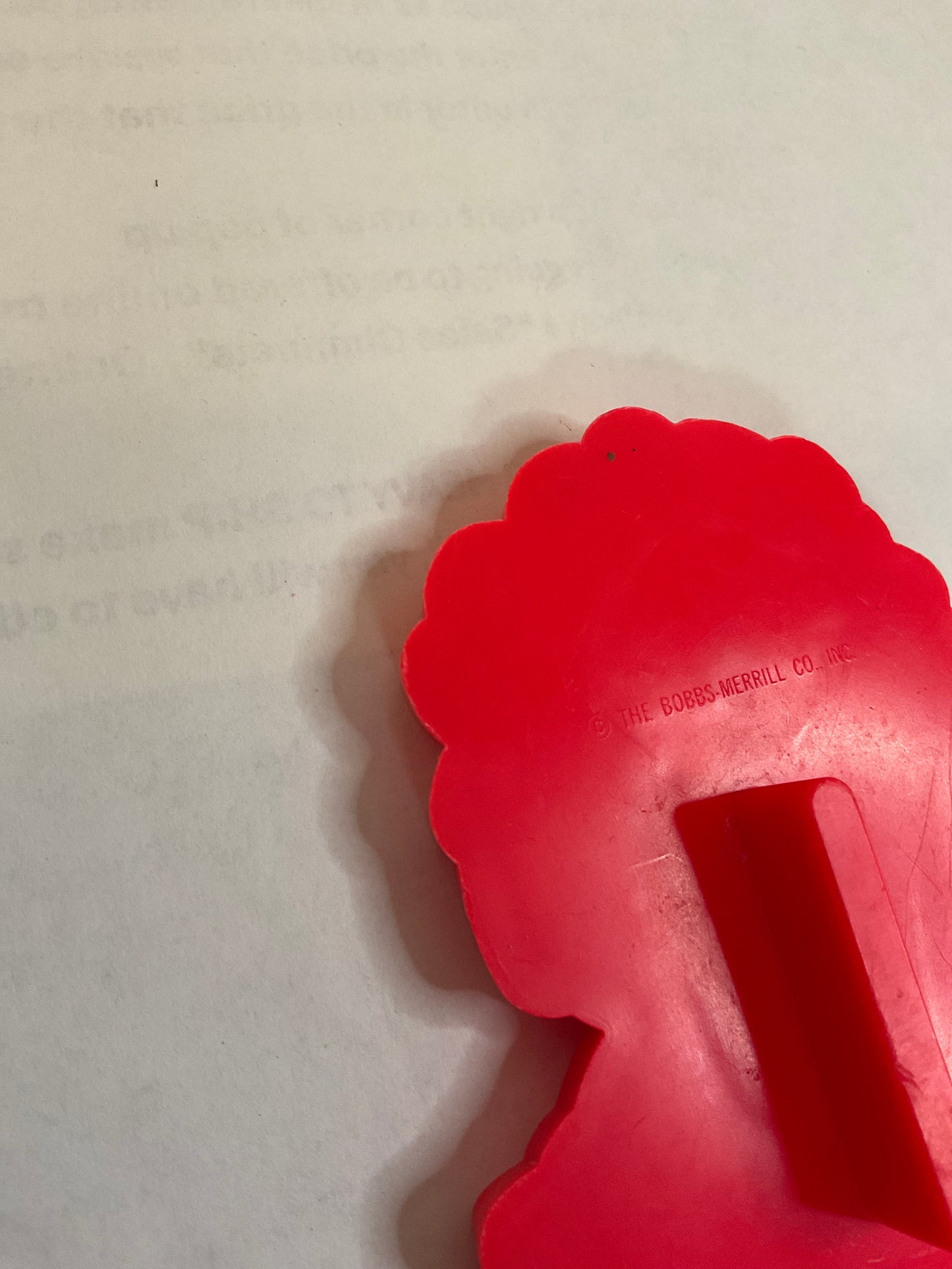 Red Plastic Raggedy Doll Cookie Cutter