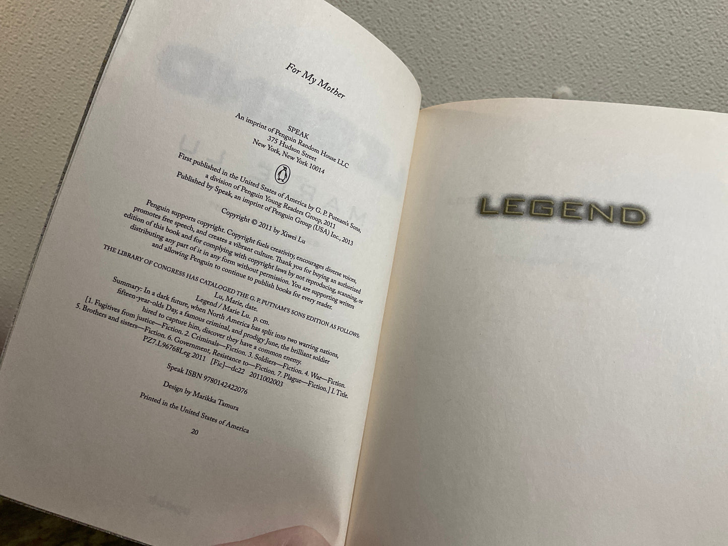 Book Legend