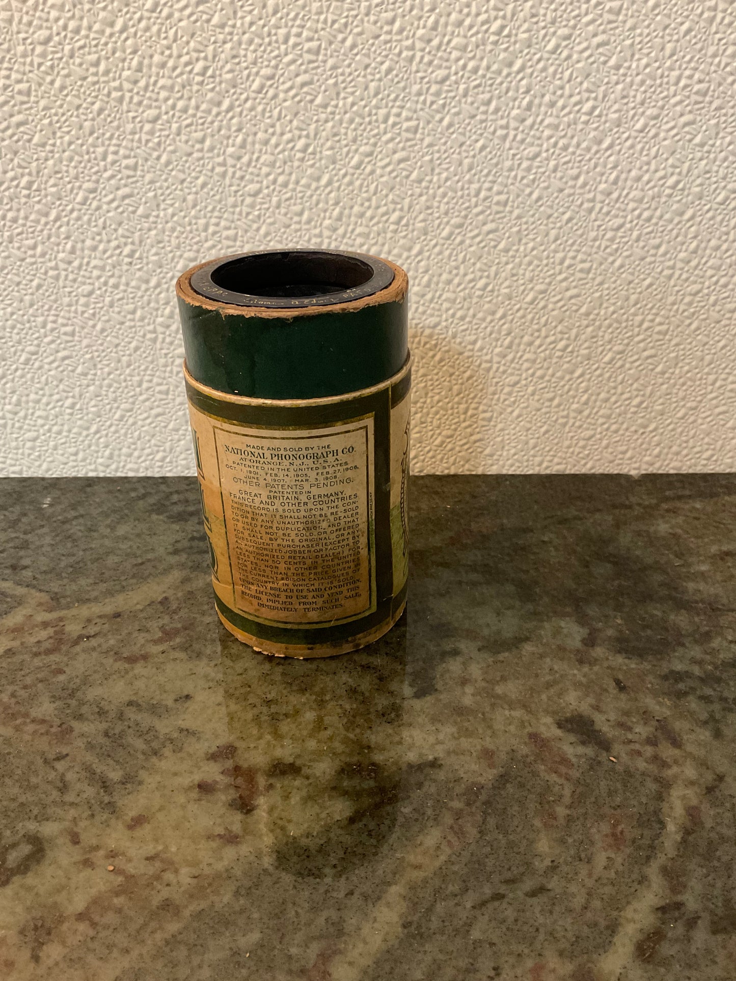 Edison Phonograph Cylinder