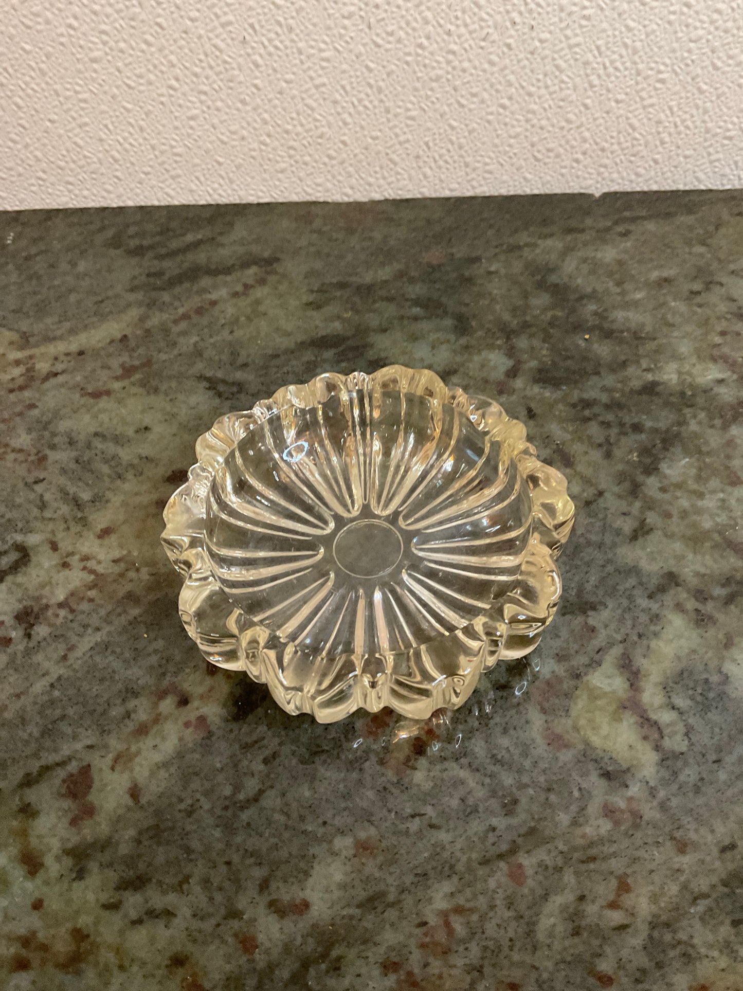 Vintage Hazel Atlas Clear Glass Ash Tray