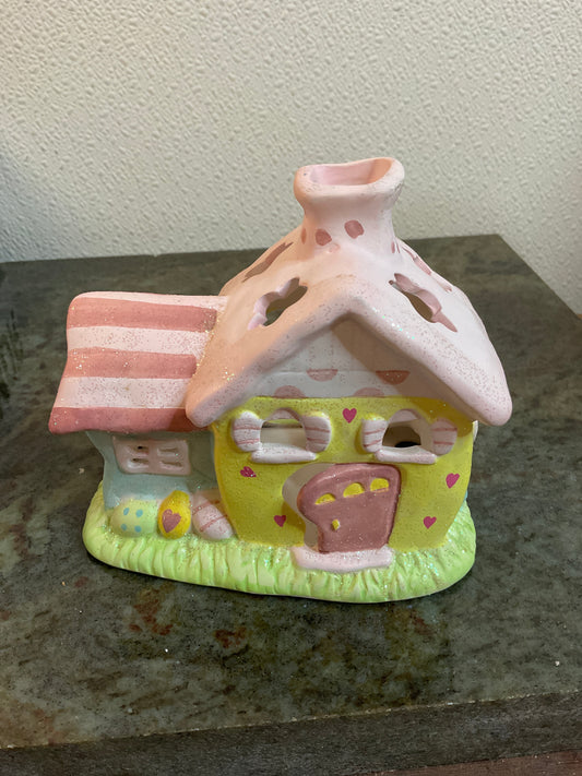 Glitter Glam Easter House Votive