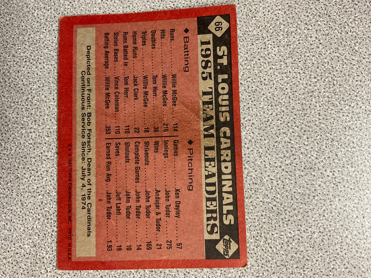 Baseball Card