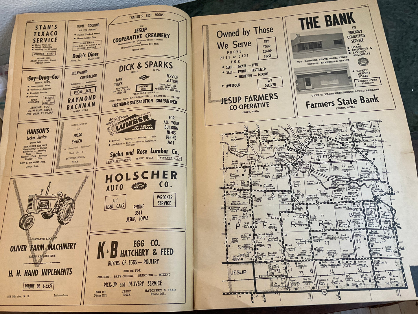 1960 Buchanan County Farm Directory