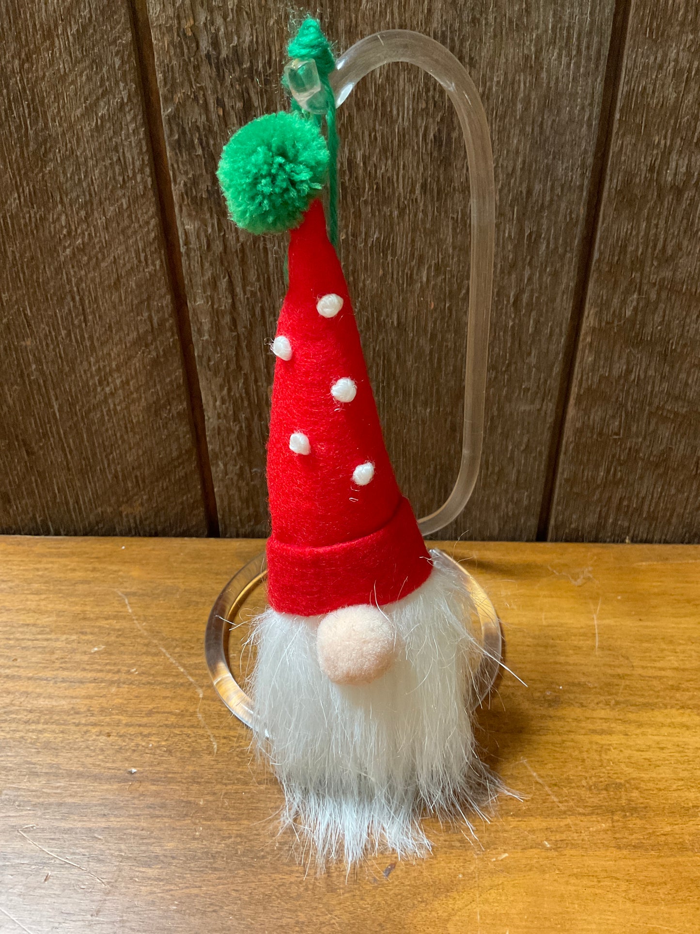 Soft Gnome with string to hang it (hanger not included)