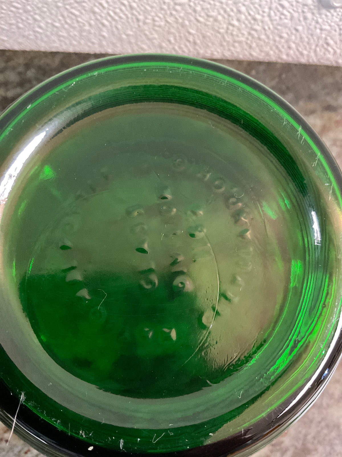 Vintage Green Beehive Vase